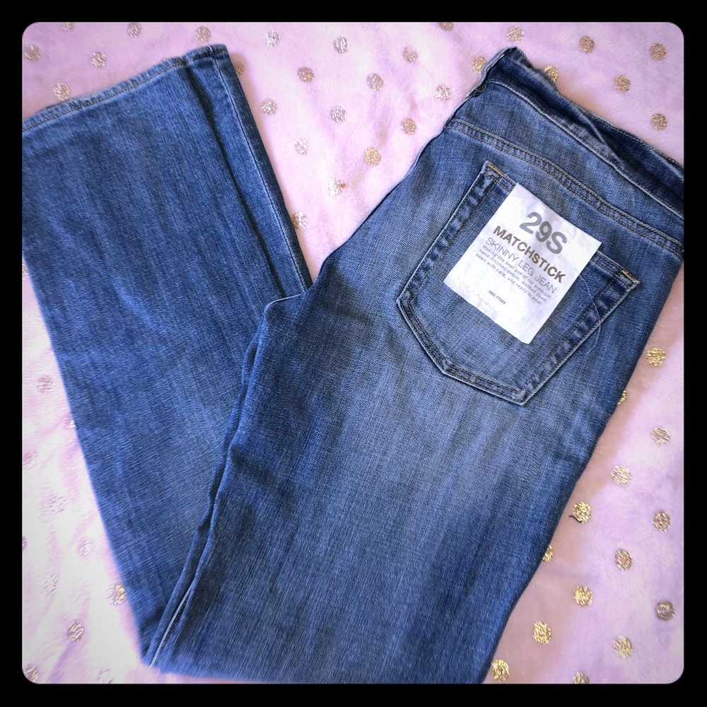 NWT J Crew matchstick Jeans 29S